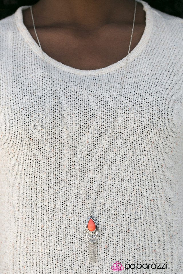 Paparazzi Necklace ~ Summer Fiesta - Orange