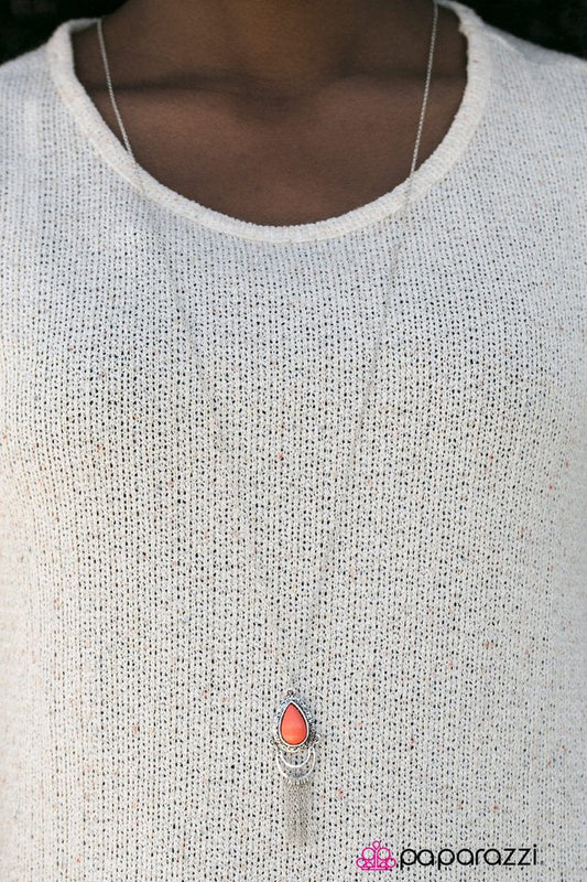 Paparazzi Necklace ~ Summer Fiesta - Orange