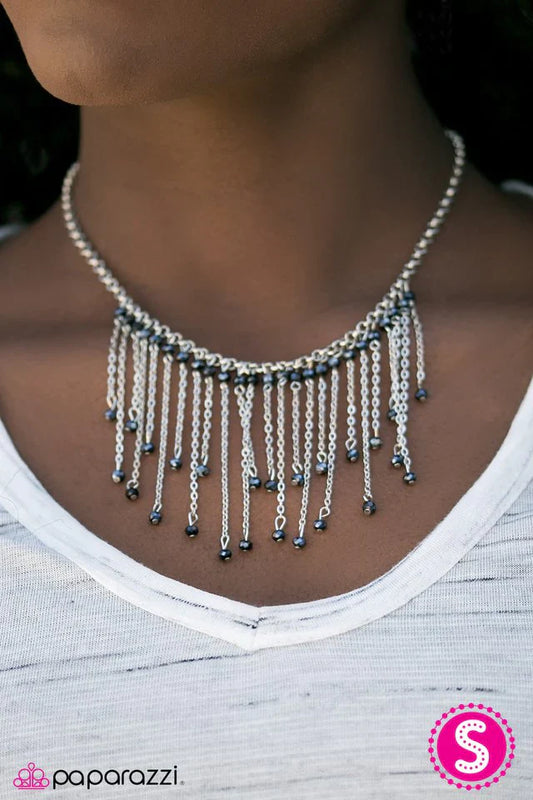Paparazzi Necklace ~ Who Needs Fireworks? - Blue