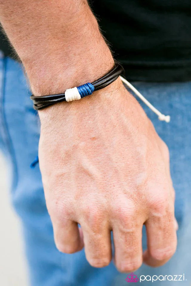 Paparazzi Bracelet ~ PIER Pressure - Blue