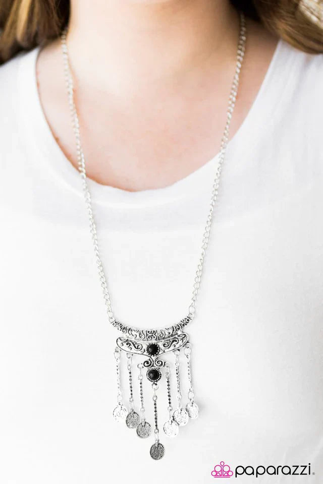 Paparazzi Necklace ~ My Greatest Adventure - Black