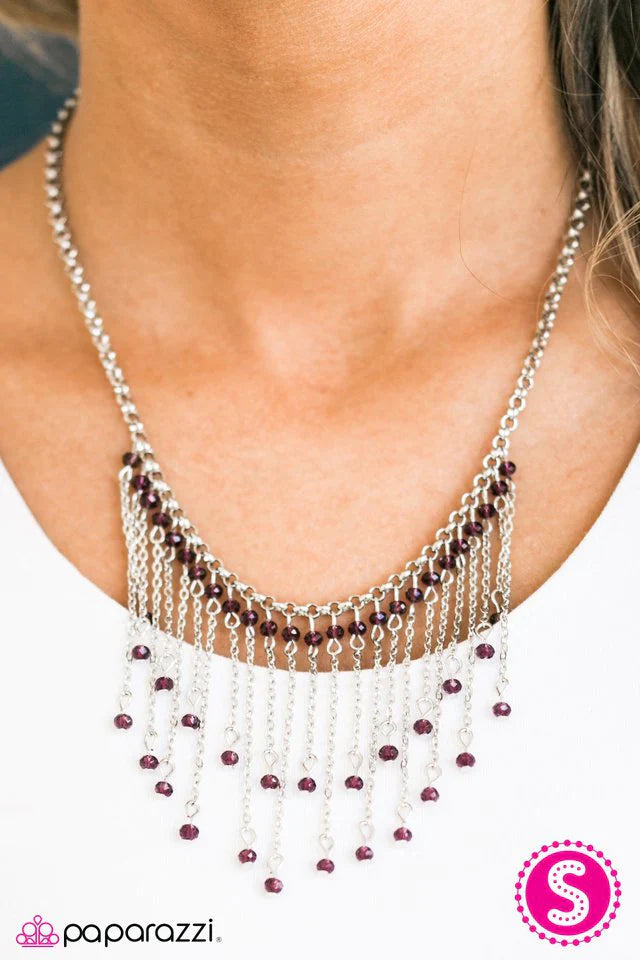 Paparazzi Necklace ~ Who Needs Fireworks? - Purple