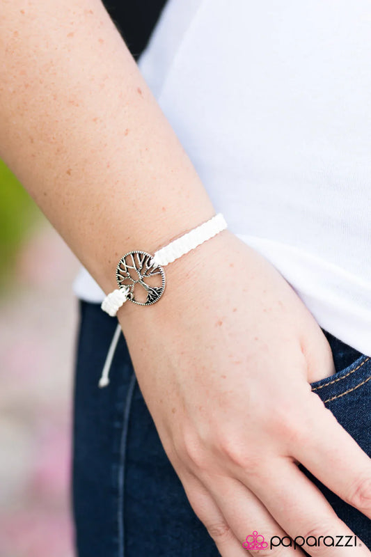 Paparazzi Bracelet ~ Stand Tall - White