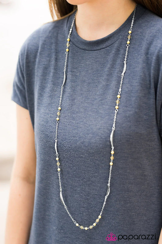 Paparazzi Necklace ~ Tropical Summer - Yellow