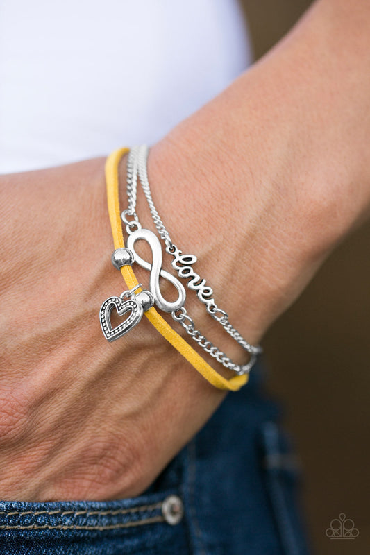 Paparazzi Bracelet ~ Laguna Love  - Yellow