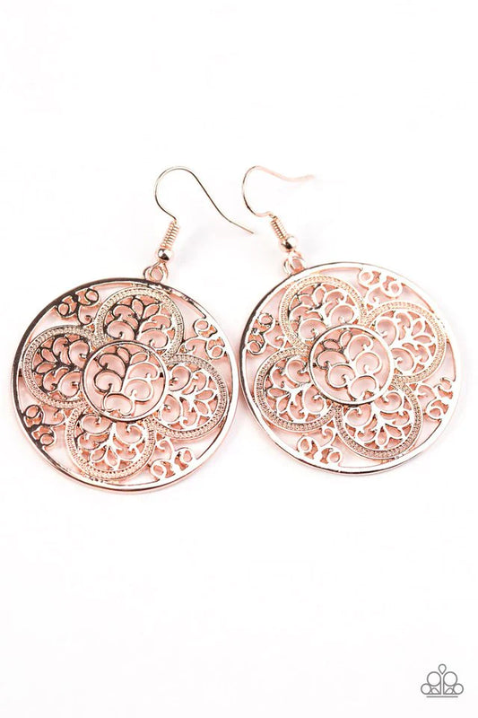 Paparazzi Earring ~ Neatly Nautical - Gold