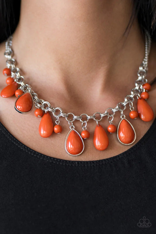Paparazzi Necklace ~ This Side Of Malibu  - Orange