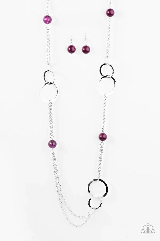 Paparazzi Necklace ~ Keepin It Cali  - Purple