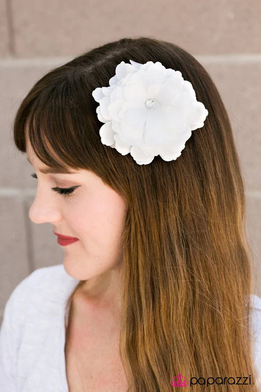 Paparazzi Hair Accessories ~ Lets Get This Tea Party Started! - White