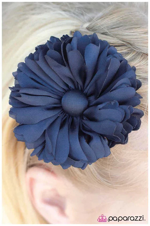 Paparazzi Hair Accessories ~ Nestled in Navy - Blue