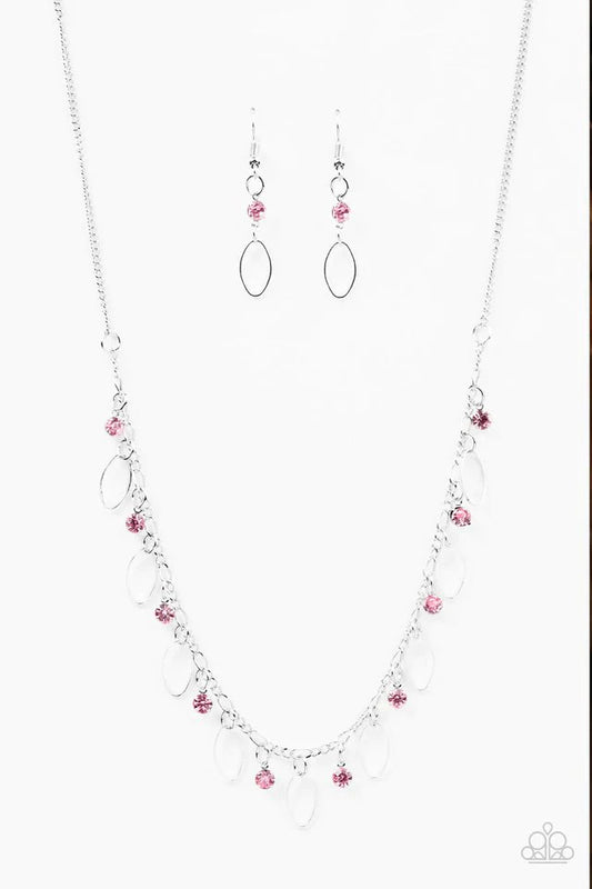 Paparazzi Necklace ~ Twinkle At Twilight - Pink