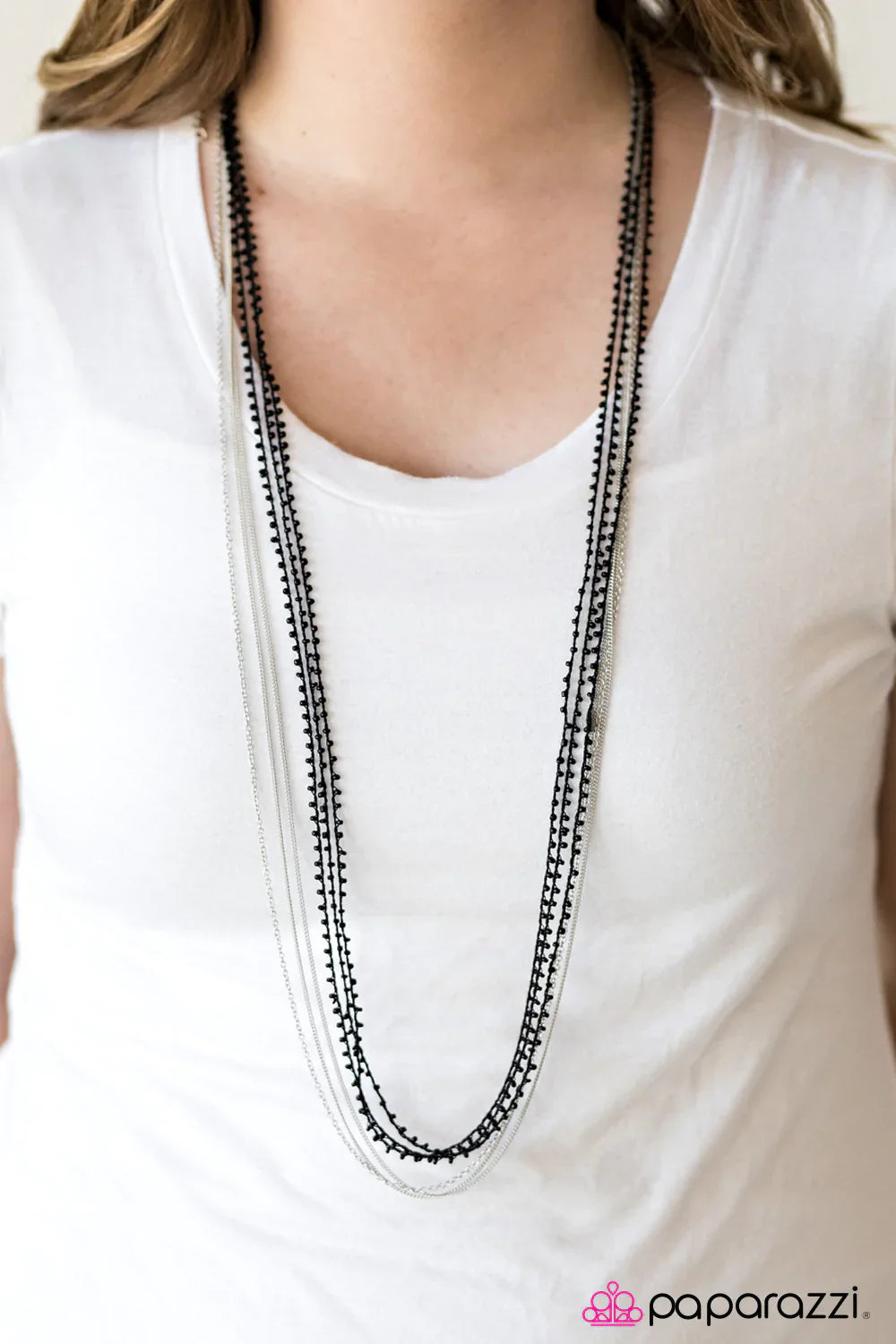 Paparazzi Necklace ~ The Latest Rage - Black