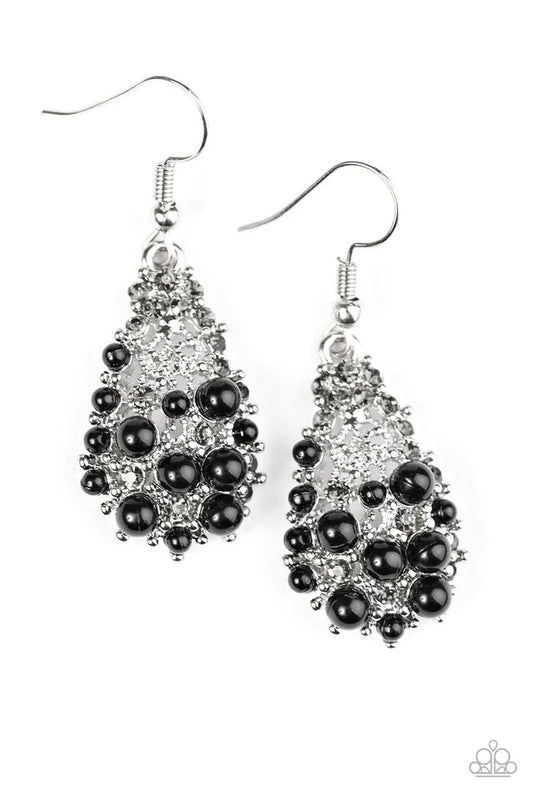 Paparazzi Earring ~ Coastal Cache - Black