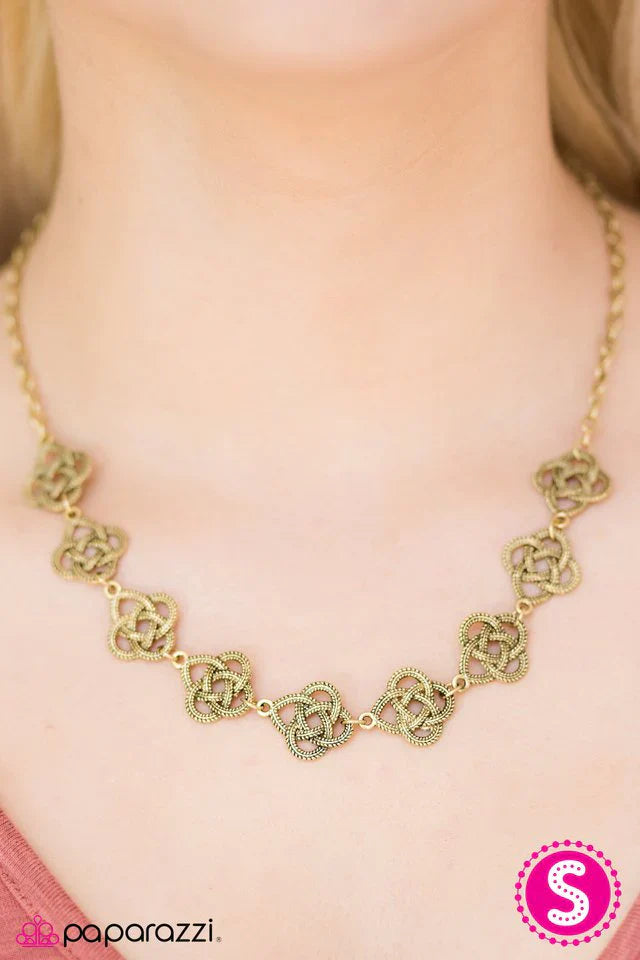 Paparazzi Necklace ~ Cunning Cleopatra - Brass