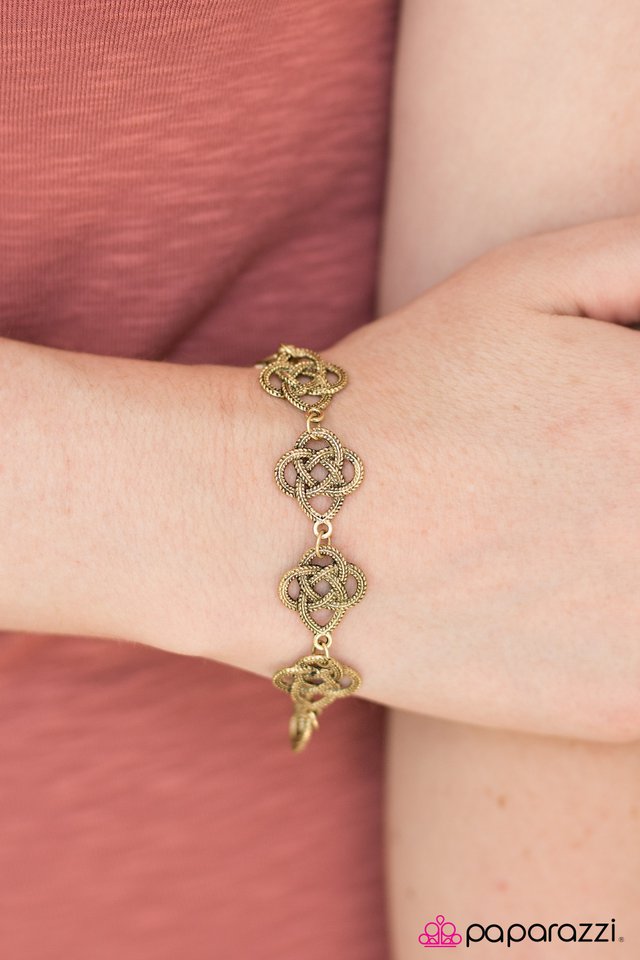 Paparazzi Bracelet ~ Egyptian Etiquette - Brass