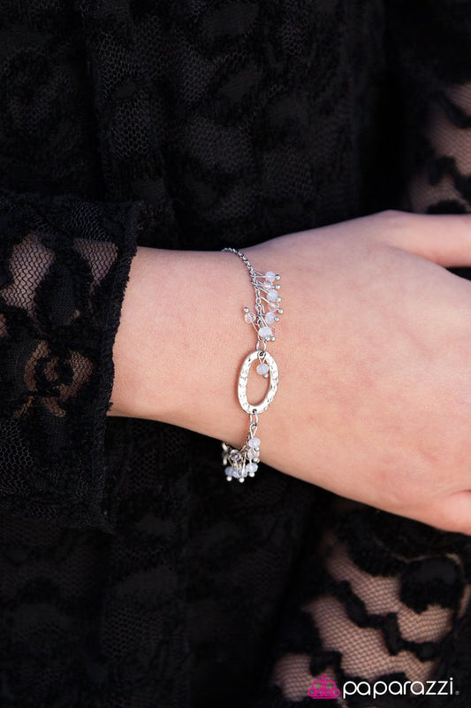 Paparazzi Bracelet ~ Beach Wedding - White