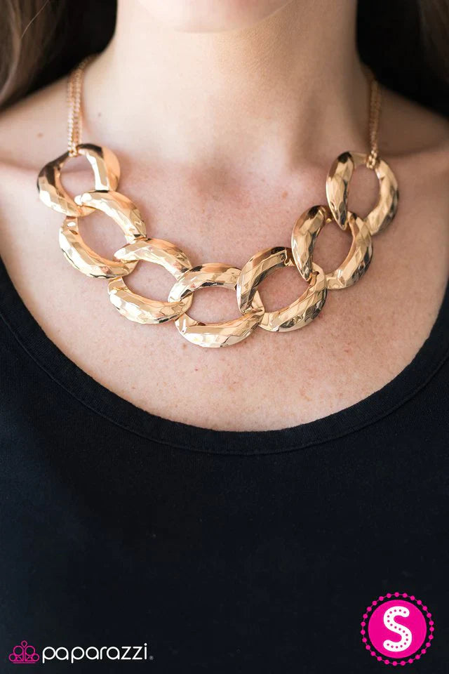 Paparazzi Necklace ~ Living Legend - Gold