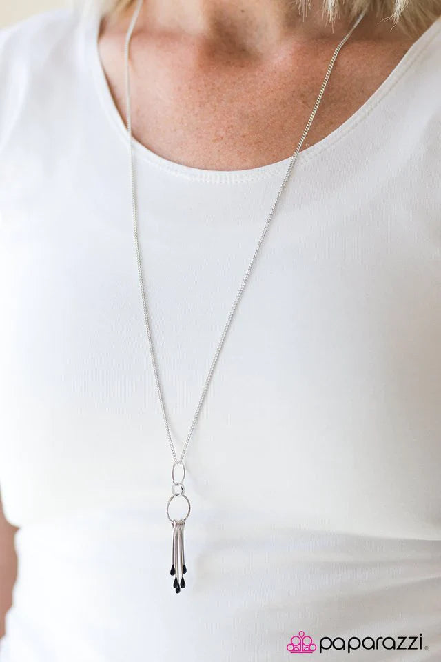 Paparazzi Necklace ~ Painted Horizons - Black