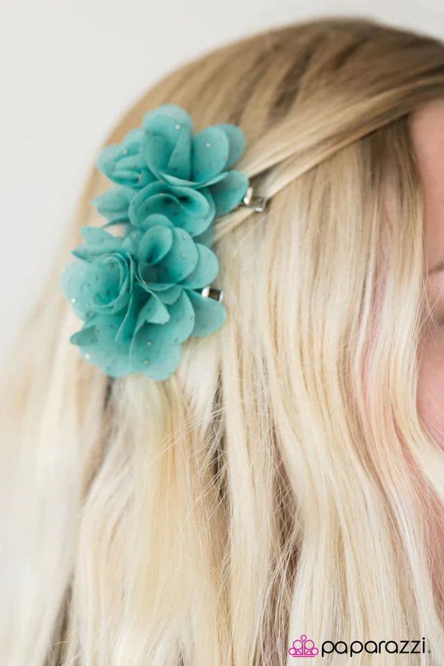 Paparazzi Hair Accessories ~ Golden Summers - Blue