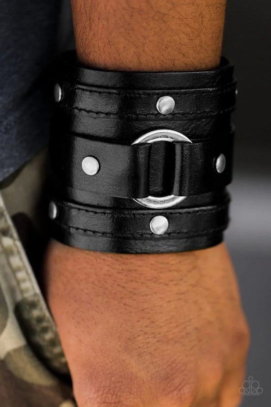 Paparazzi Bracelet ~ Mega Man  - Black