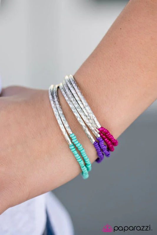 Paparazzi Bracelet ~ Shimmer Over Here - Multi