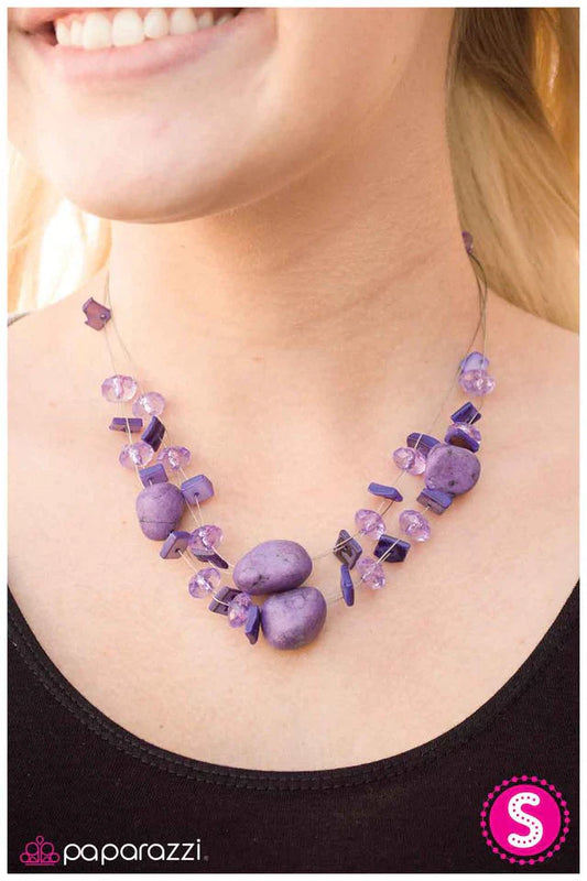 Paparazzi Necklace ~ Adorably Artisan - Purple