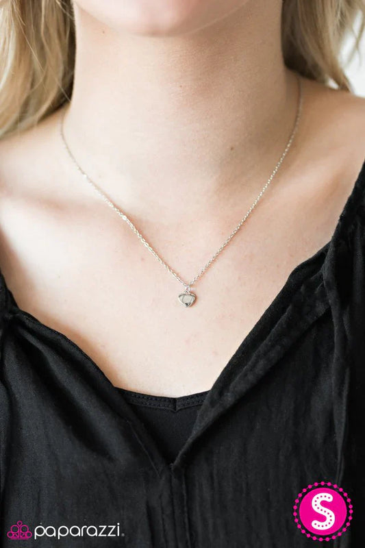 Paparazzi Necklace ~ Heart Of A Lion - Silver