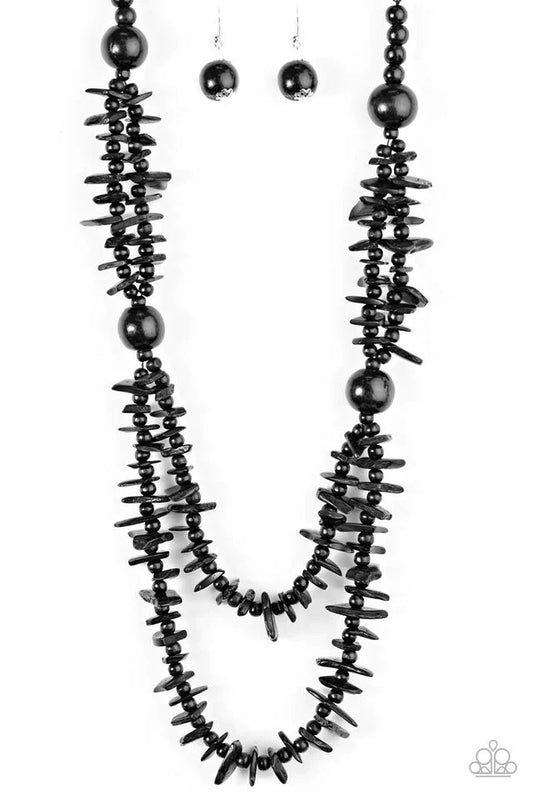 Paparazzi Necklace ~ Hey BAY BAY - Black