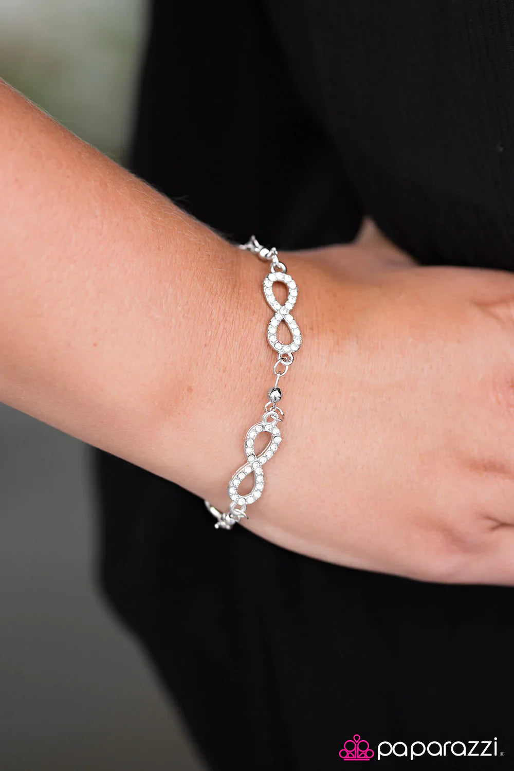 Paparazzi Bracelet ~ Time and Time Again - White