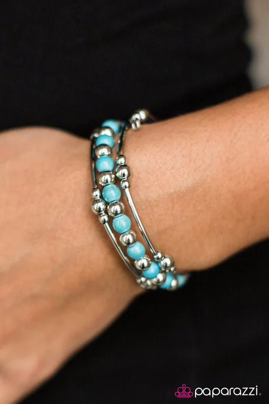 Paparazzi Bracelet ~ Groundbreaking - Blue