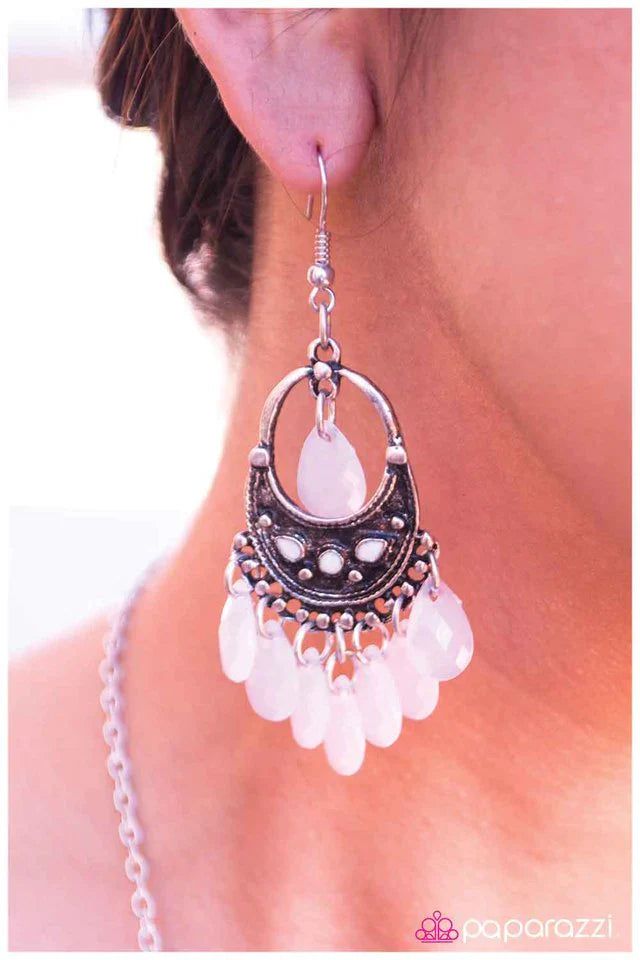 Paparazzi Earring ~ Oh, That is Rich - White