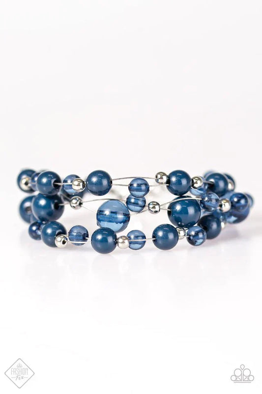 Paparazzi Bracelet ~ Wheres The WIRE? - Blue