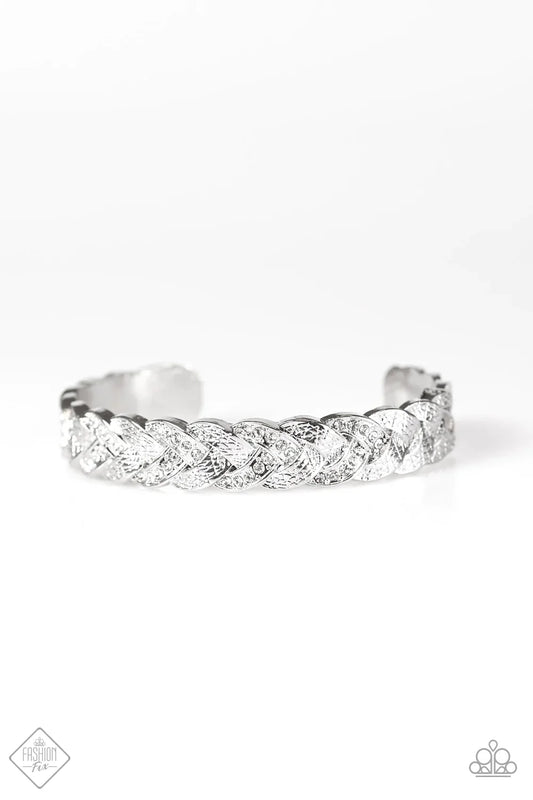 Paparazzi Bracelet ~ Blinding Shimmer  - White