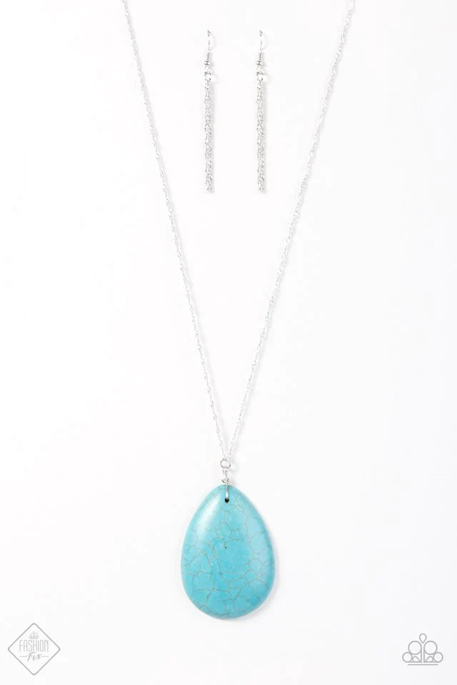 Paparazzi Necklace ~ Quaint and Quarry - Blue