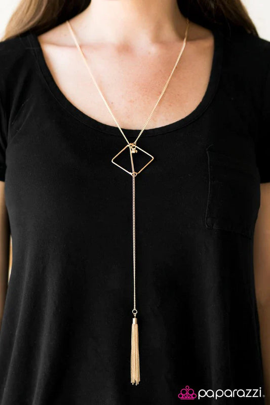 Paparazzi Necklace ~ Wandering Ways - Gold