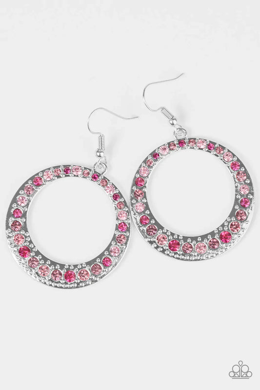Paparazzi Earring ~ At A Stand STILETTO - Pink