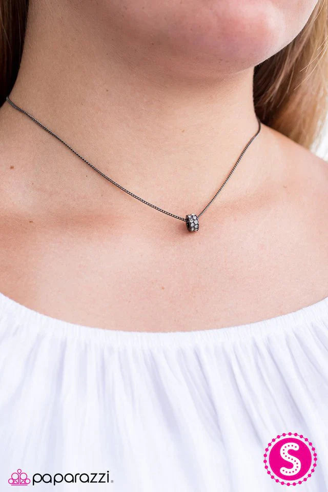 Paparazzi Necklace ~ Work Hard, SLAY Hard - Black