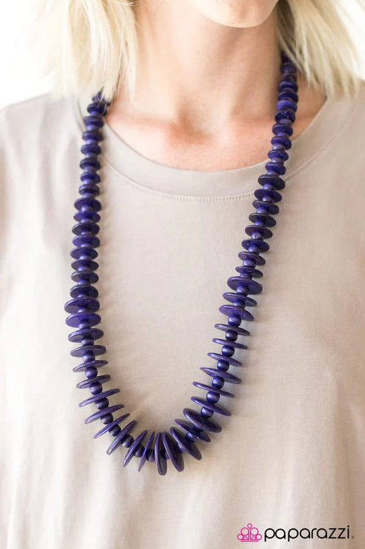 Paparazzi Necklace ~ Maui Mai Tai - Purple