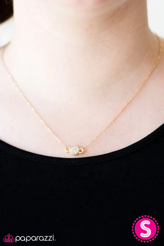 Paparazzi Necklace ~ Beyond The Stars - Gold