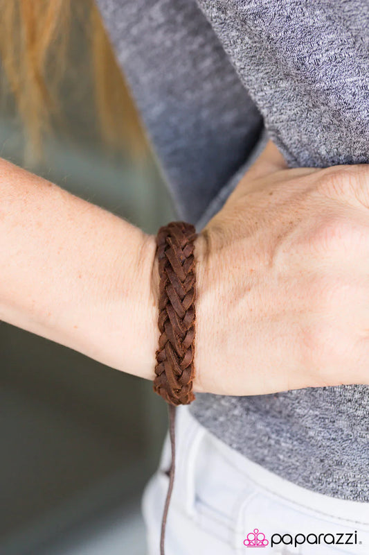 Paparazzi Bracelet ~ Outcast  - Brown