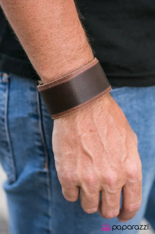 Paparazzi Bracelet ~ Start A Riot - Brown