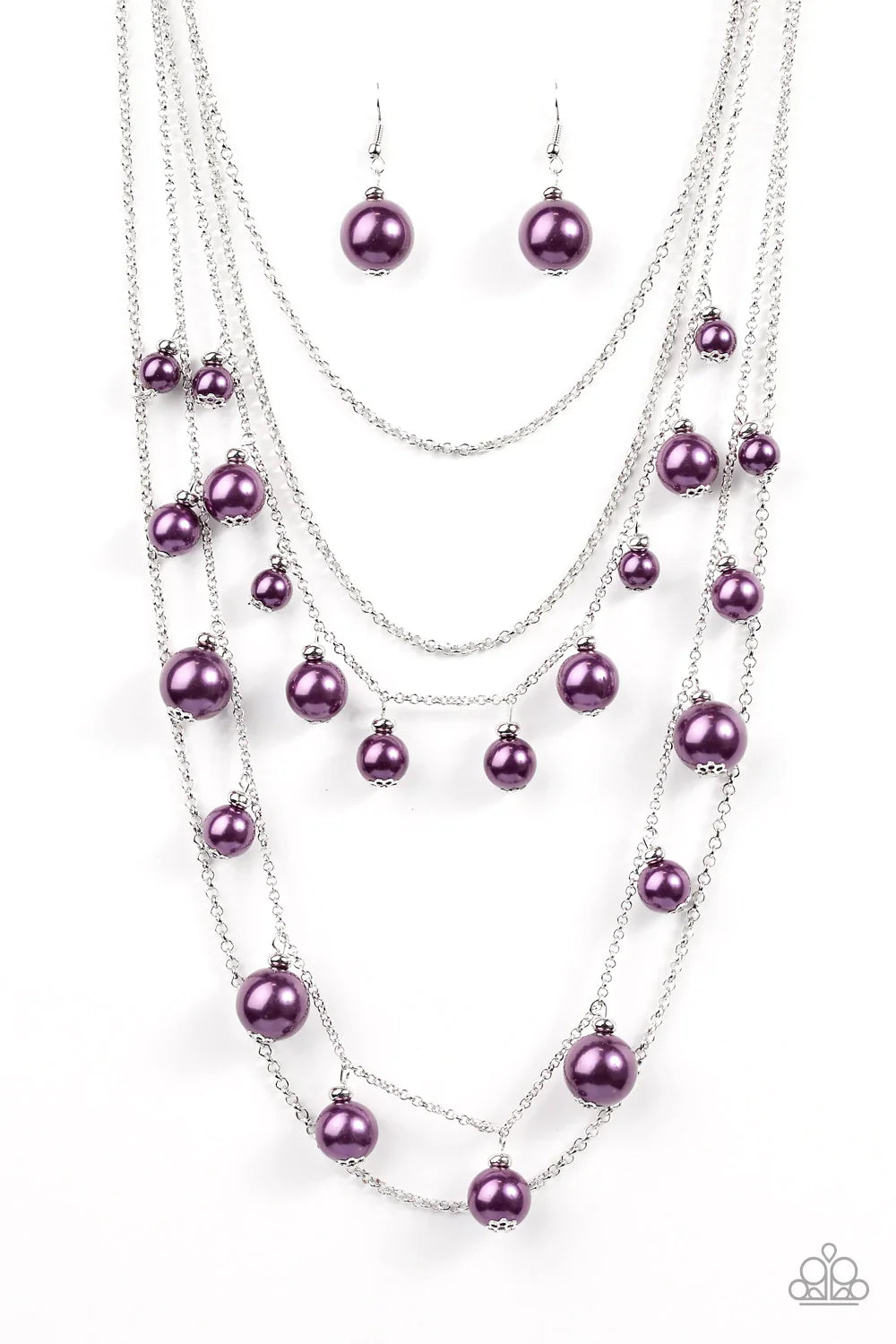 Paparazzi Necklace ~ Up Close and Personal - Purple