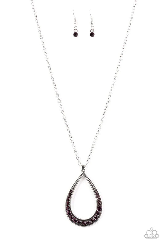 Paparazzi Necklace ~ What A Storm! - Purple