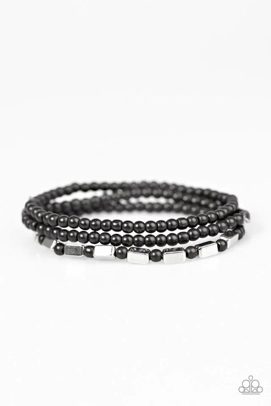 Paparazzi Bracelet ~ Living Off The Land - Black