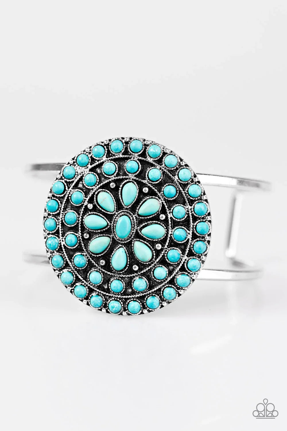 Paparazzi Bracelet ~ Blooming Deserts - Blue