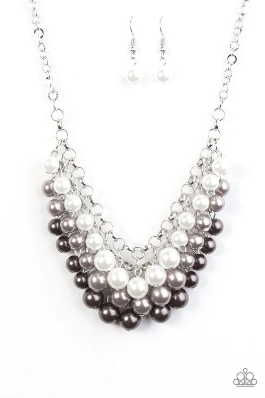 Paparazzi Necklace ~ Lets Be Mermaids - Silver