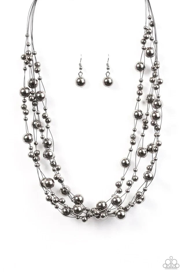 Paparazzi Necklace ~ Fierce and Fab-YOU-lous! - Black