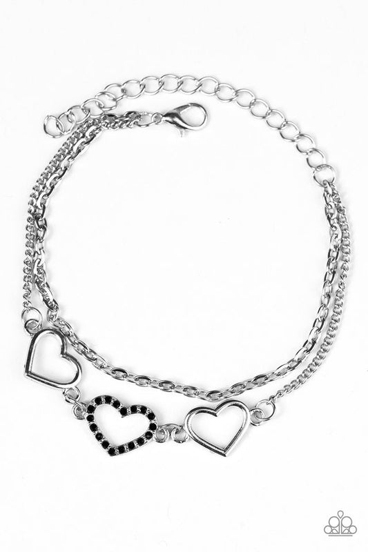 Paparazzi Bracelet ~ Love Is Everywhere - Black