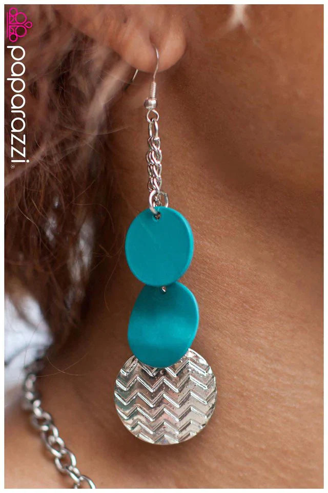 Paparazzi Earring ~ You Are the Exception - Blue