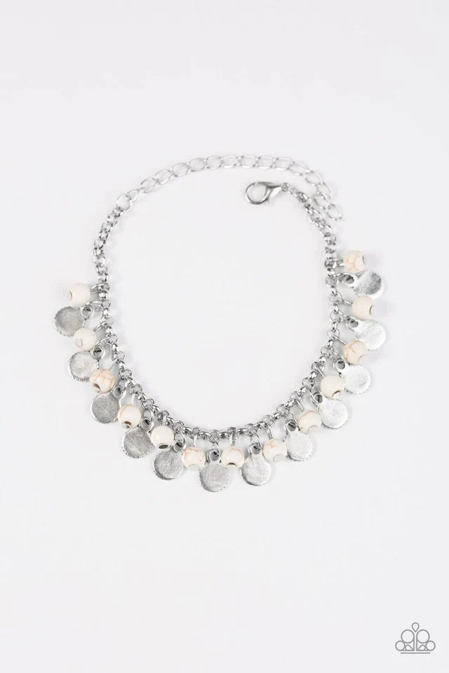 Paparazzi Bracelet ~ Triassic Tease - White